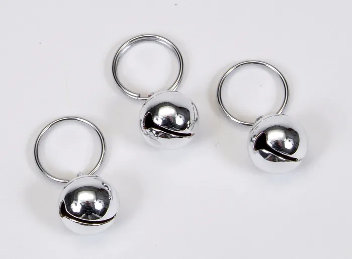 Round Dog Bells - Silver 3pk