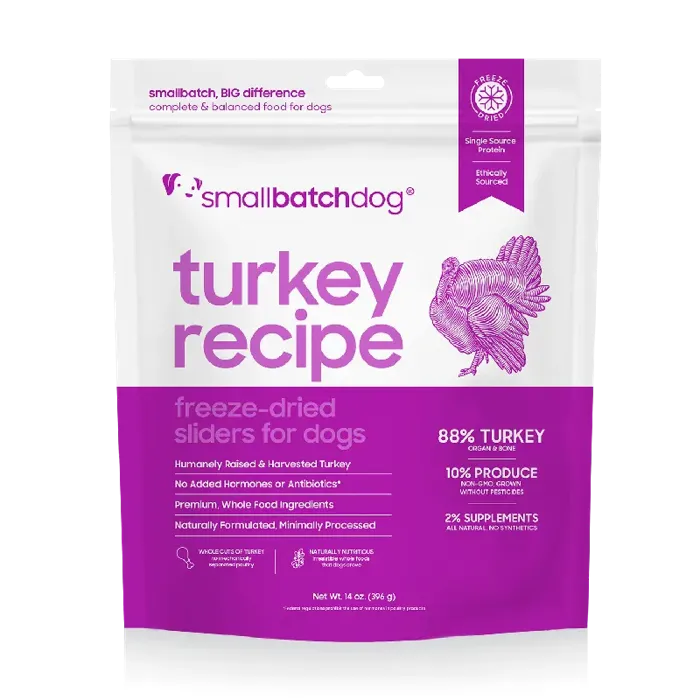 SB FRZ DRD DOG SLIDER TURKEY 14OZ