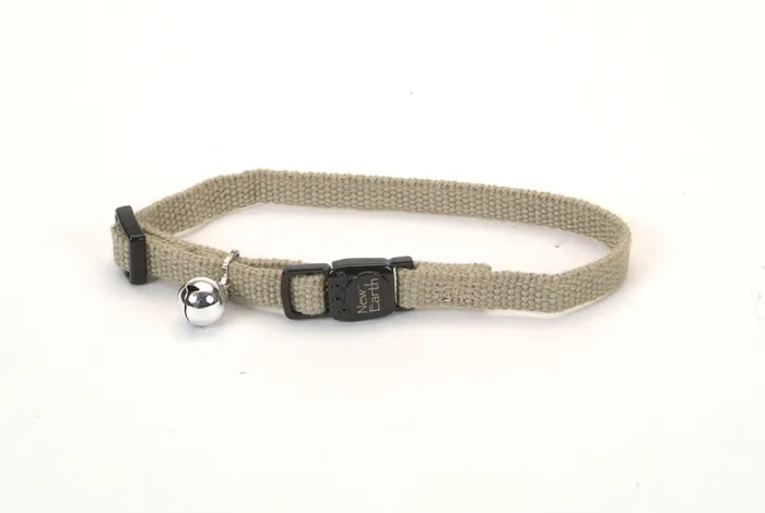 Adjustable Breakaway Cat Collar - Olive 3/8" X 8"