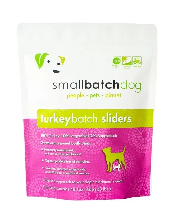 SB RAW DF SLIDERS TURKEY 3LB