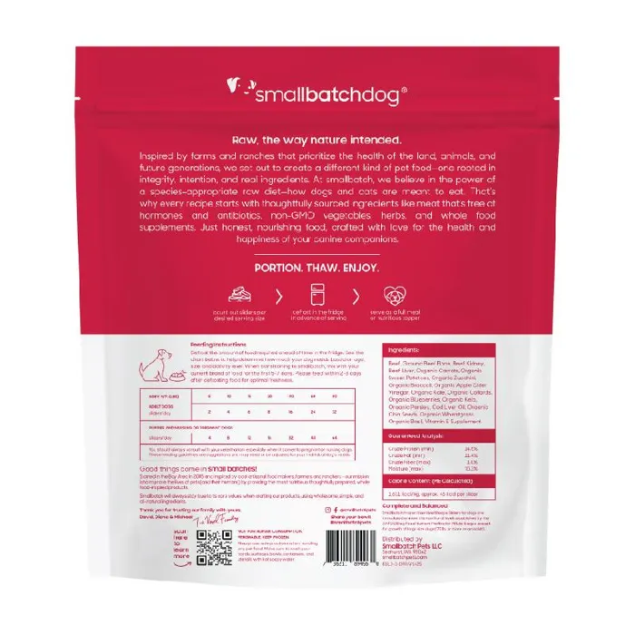 SB RAW DF SLIDERS BEEF 3LB
