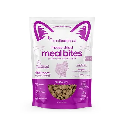 SB FRZ DRD CAT BITES TURKEY 10OZ