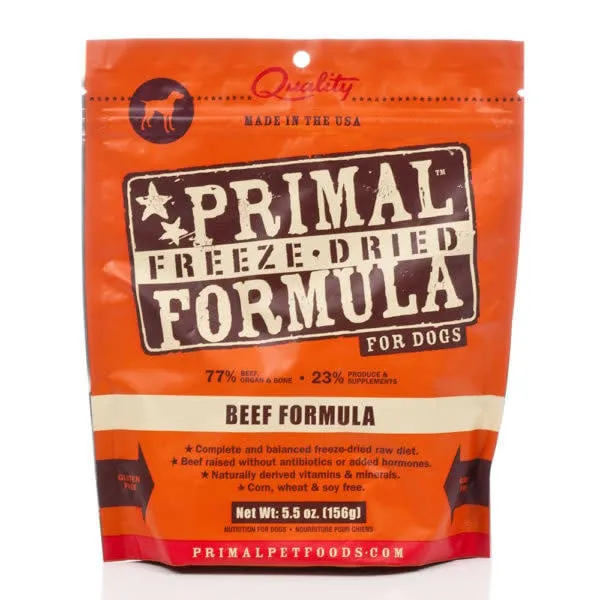 Freeze Dried Nuggets Grain Free Beef Formula Dog Food 5.5-oz