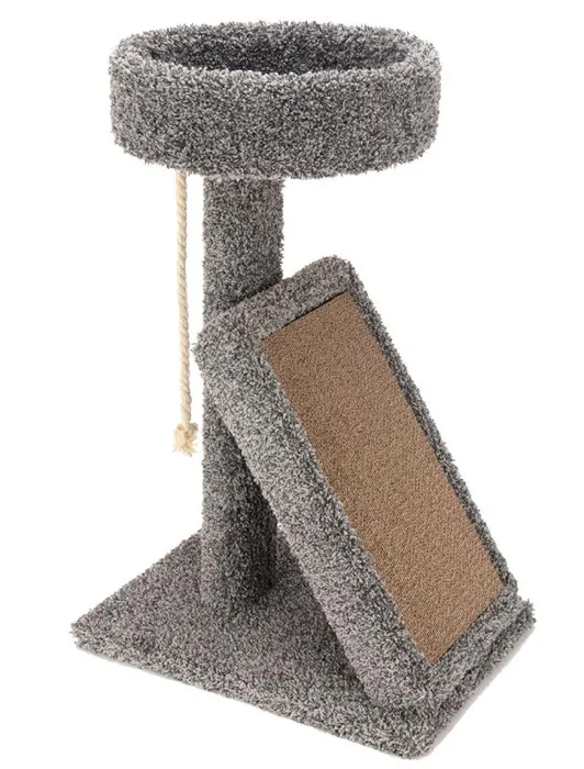 Wm Cat Playground Perch W/ Cardboard Scratcher 31"