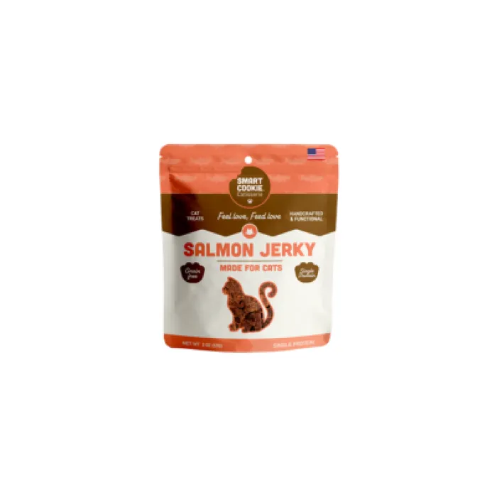 SMART COOKIE CAT JERKY SALMON 3OZ
