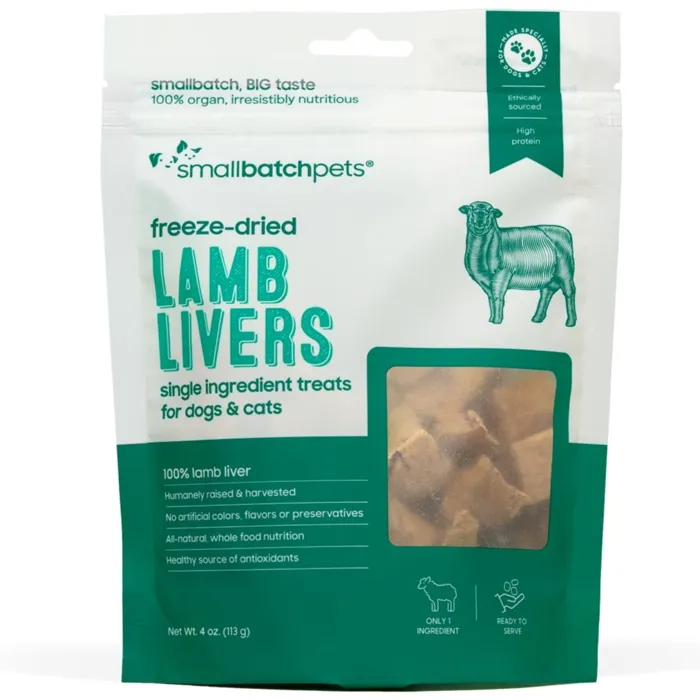 SB FRZ DRD LIVER LAMB 4OZ
