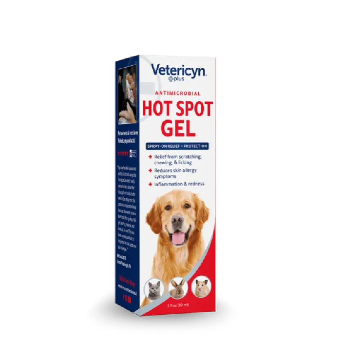 Vetericyn Plus Hot Spot Antimicrobial Gel 3 Oz