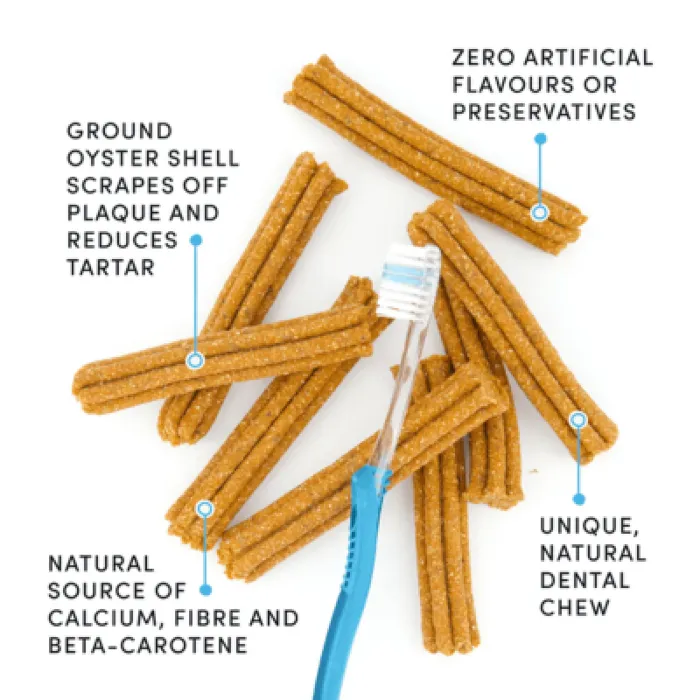 Crumps Dog Dental 7" Plaque Busters With Pumpkin Spice 30 Pack
