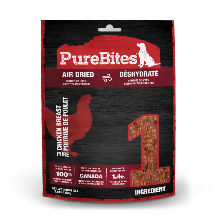 Purebites Dog Air Dried Chicken Jerky 5.5 Oz