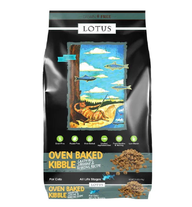 Lotus Oven-baked Sardine & Herring Gf 2.2-lb