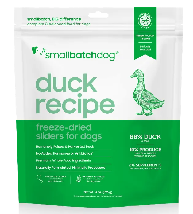 SB FRZ DRD DOG SLIDER DUCK 14OZ