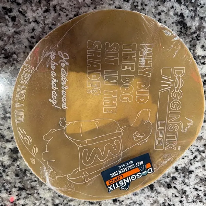 DOGGINSTIX BEEF COLLAGEN UFO