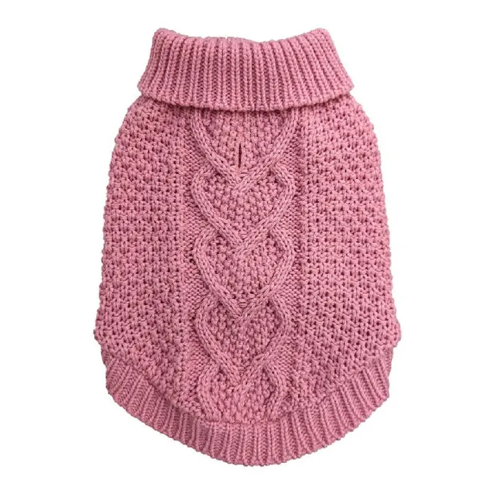 Chunky Heart Sweater Pink Xlg 604547 Ethical 48/cs