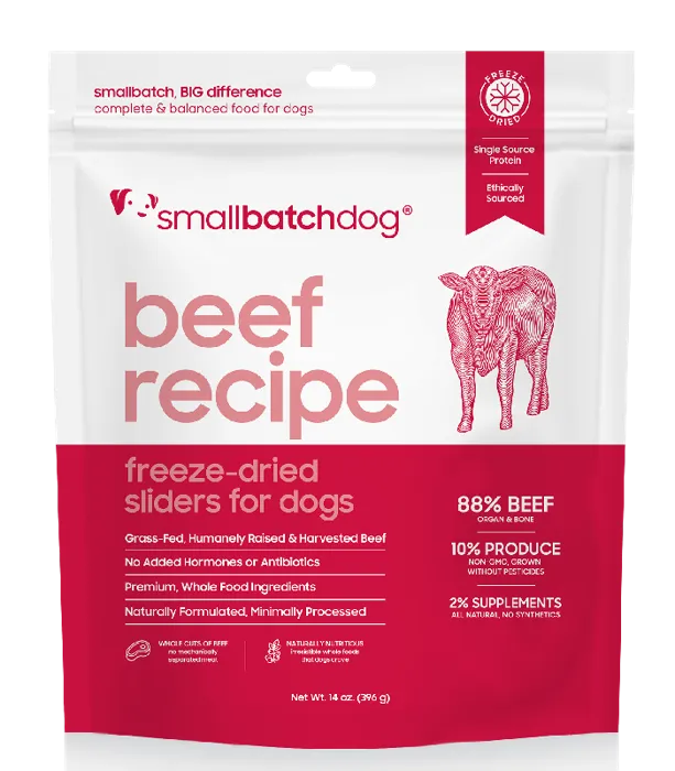 SB FRZ DRD DOG SLIDER BEEF 14OZ