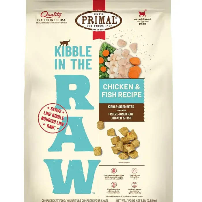 PRIMAL KITR CF CHICKEN FISH 1.5LB