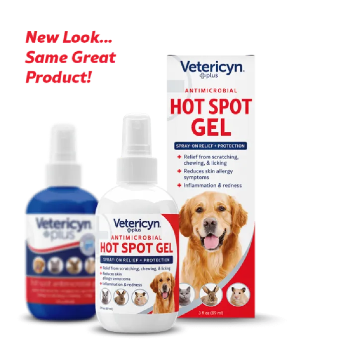 Vetericyn Plus Hot Spot Antimicrobial Gel 3 Oz