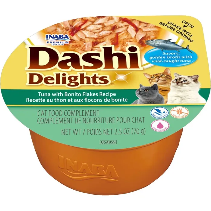 Inaba Dashi Delights Flakes In Broth Tuna W/ Bonito 2.5-oz