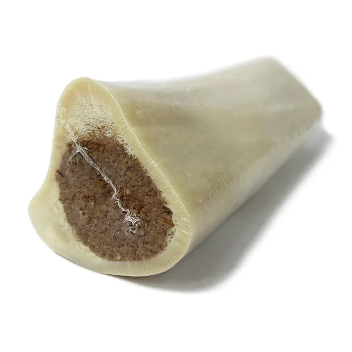 Tuesday's Natural Dog Company 5-inch beef filled bone close-up