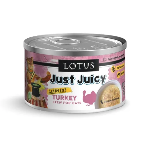 Just Juicy Turkey Stew Gf Canned Cat Food 2.75-oz