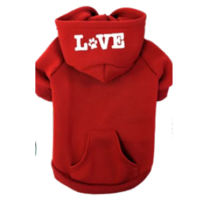 Love That Hoodie Red Xsm 500623 Ethical 48/cs