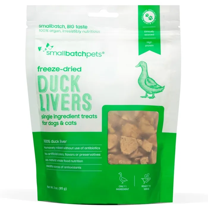 SB FRZ DRD LIVER DUCK 3OZ