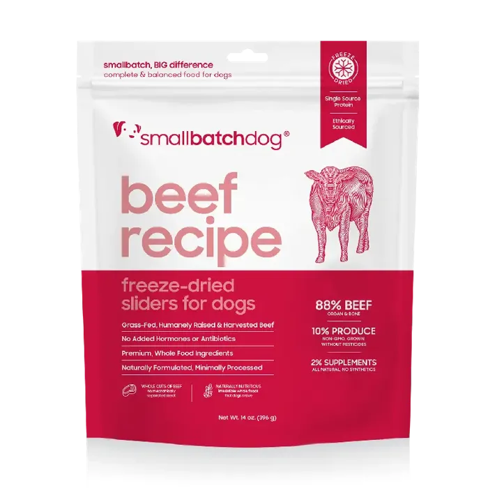SB FRZ DRD DOG SLIDER BEEF 14OZ