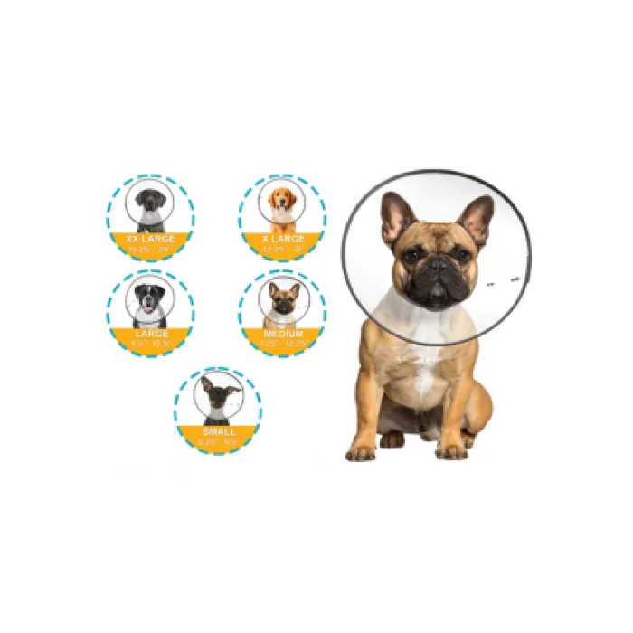 E-collar Clear Large 5961 Cs Tech 12/cs