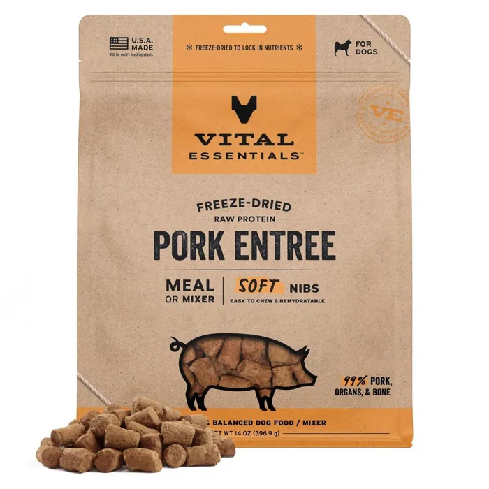 VE FRZ DRD DOG SOFT PORK 14OZ