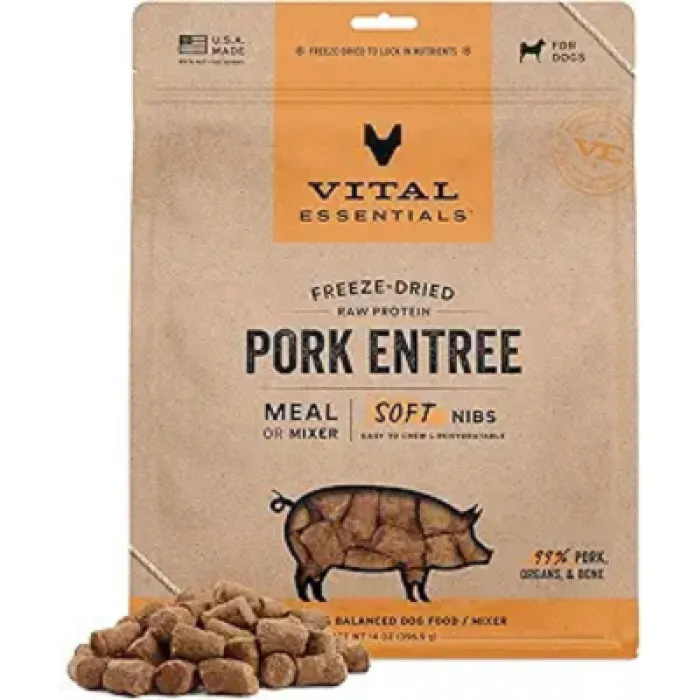 VE FRZ DRD DOG SOFT PORK 14OZ
