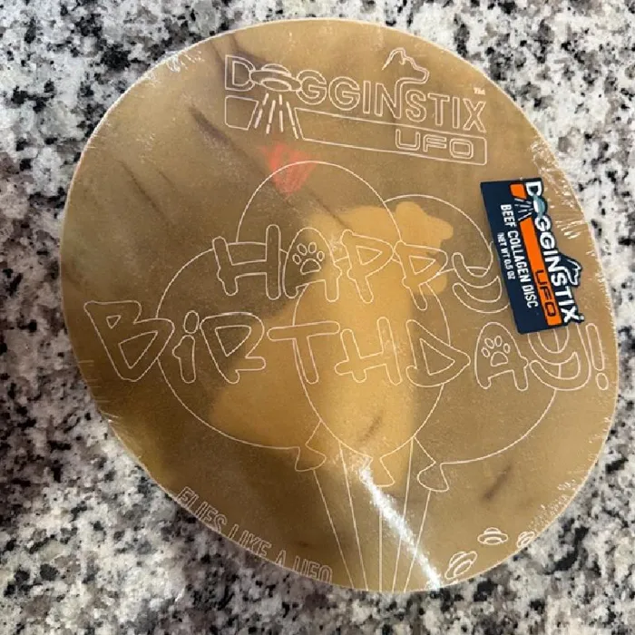 DOGGINSTIX BEEF COLLAGEN UFO